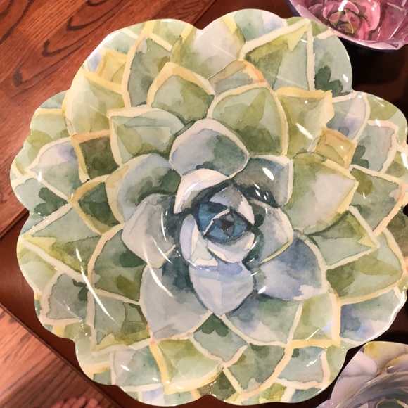 Sold ! Set of 4 Melamine Nesting bowls NWT - Picture 4 of 10